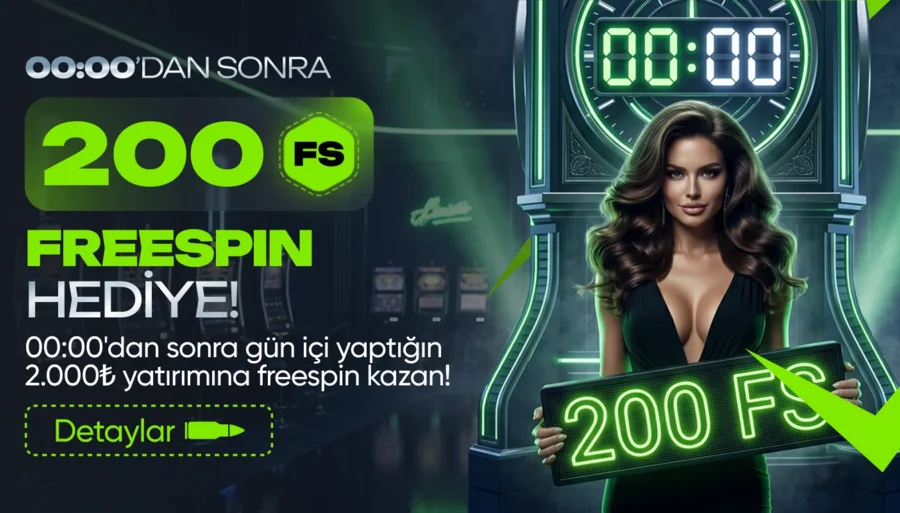 Gececi Tayfaya Özel MEGA Freespin Yağmuru